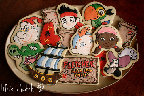 Jake & Neverland Pirates Cookies.