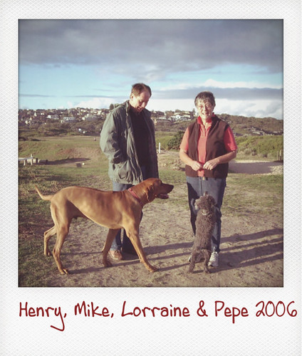 Henry, Mike, Lorraine and Pepe in 2006