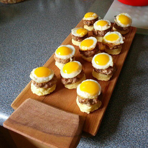 JoAnne's Mini Breakfast Sandwiches (photo by Evelyn Chan)