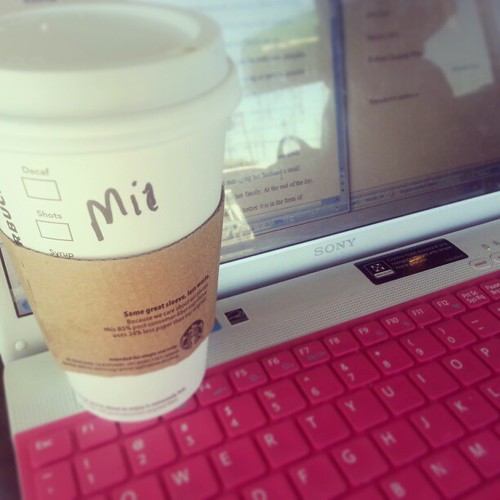 Midterm essay writing and soy vanilla spice latte sipping #starbucks #coffee #midterms #studentlife