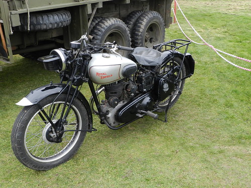 HNA602 Royal Enfield motorcycle with ARP Warden plate