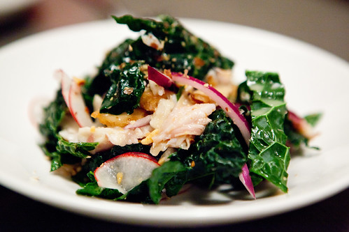Tuscan Kale and Smoked Trout Salad