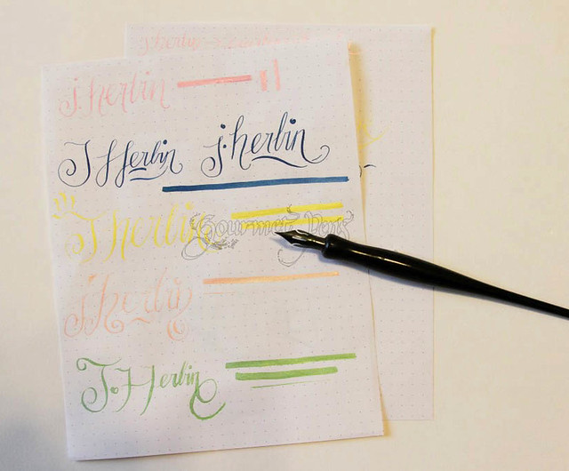 J. Herbin Pearlescent Ink Writing Sample