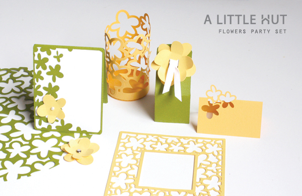 flowers party set