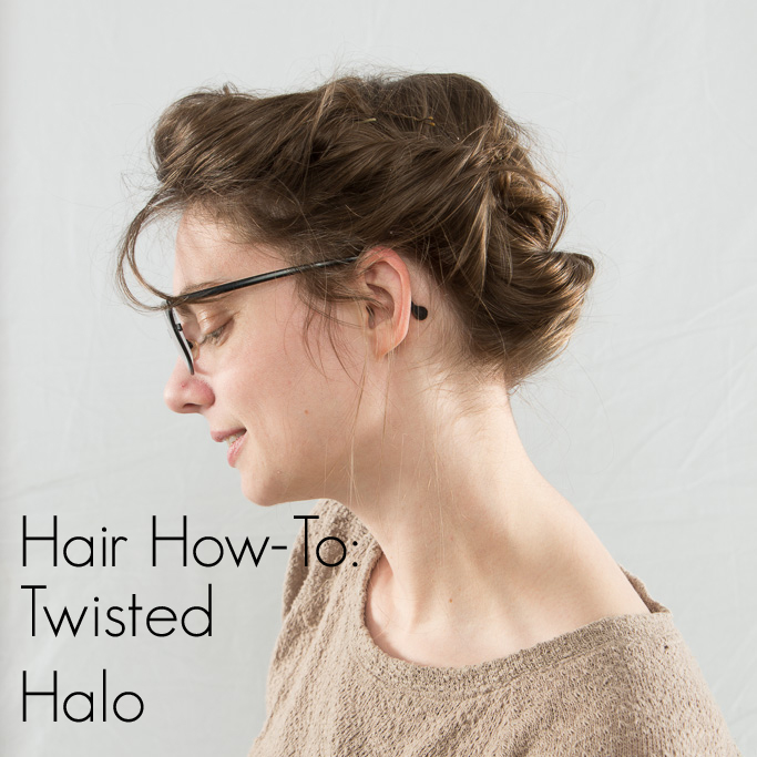 Hair How-To: Twisted Halo