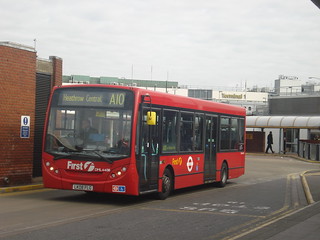 First DML44108 on Route A10, Heathrow Central