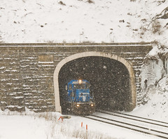 Conrail SD50 #5406 February 17,2013 Gallitzin Tunnels