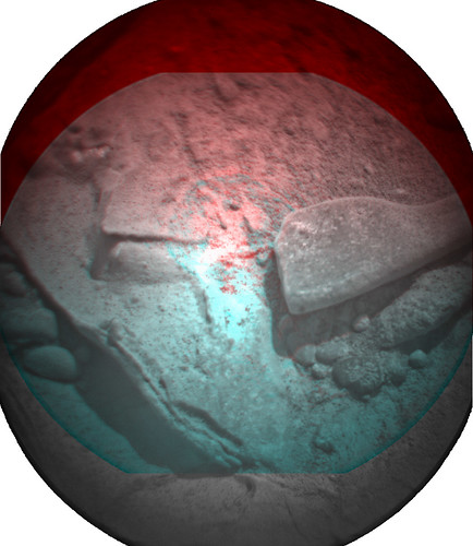 CURIOSITY ChemCam Sol 193 anaglyph