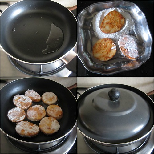 Kananga Phodi - Tawa fried Sweet Potatoes-step2