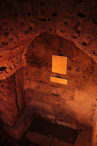 Castel Sant'Angelo:  la "stanza delle urne cinerarie"