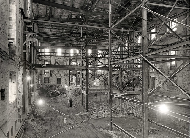 Renovation Work on the White House, ca. 1950