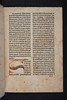 Title and penwork initial in Boccaccio, Giovanni: De casibus virorum illustrium [French]