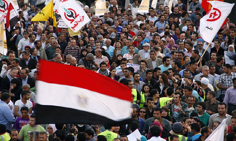 Egyptians marched against sectarian violence on April 9, 2013. During this period there were clashes between Christians and Muslims. by Pan-African News Wire File Photos