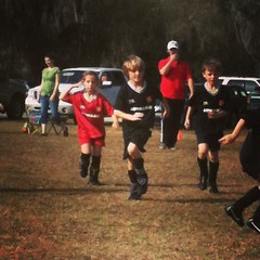 Go Spence Go! 10/4 for the win! (it's not the score that matters) But it's 10 for the win #Whoot #soccer #outdoors