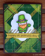 Iron Craft Challenge #5: Green St. Patrick's Day Card