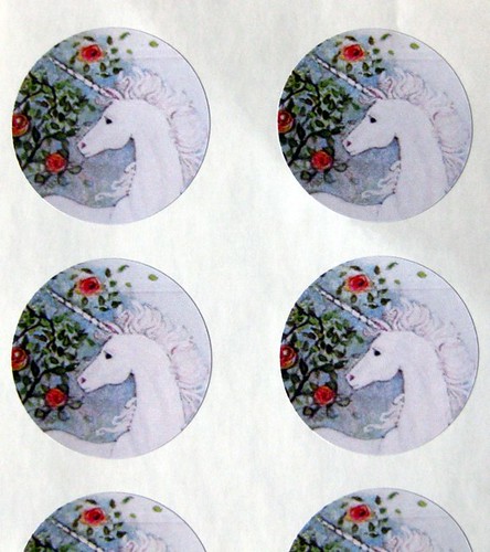 Unicorn sticker set