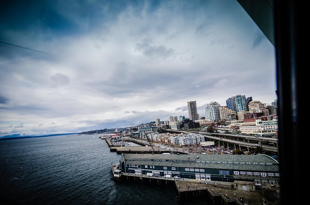 Seattle Waterfront from Great Wheel