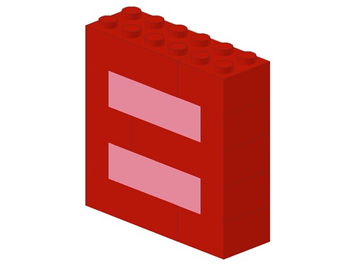 red-and-pink-equality by Bill Ward's Brickpile