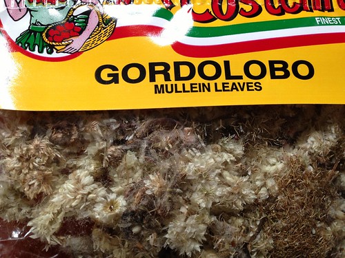 Gordolobo herb bought at a Mexican market