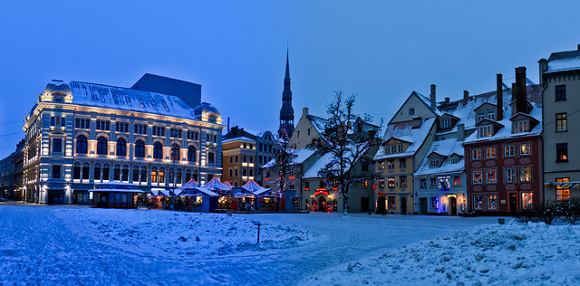 0339 - Latvia, Riga, Christmas Market HDR