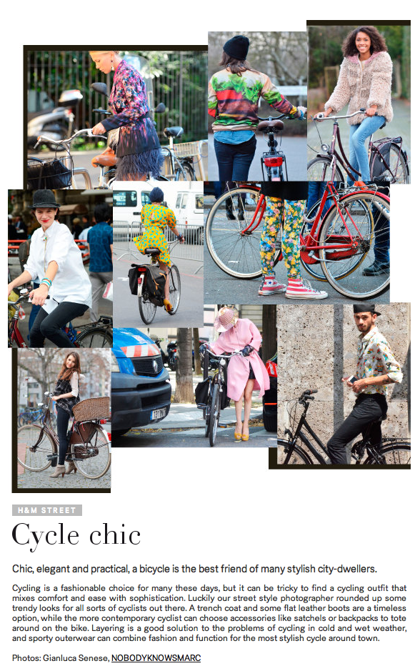 Cycle Chic H&M