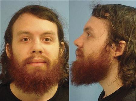 Police booking photo of Andrew Auernheimer