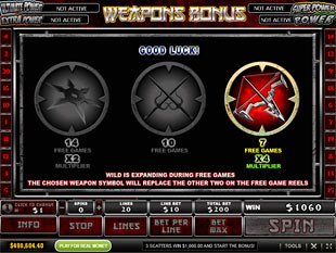 free Elektra weapon bonus