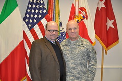 Ambassador Christopher W. Dell visits U.S. Army Africa