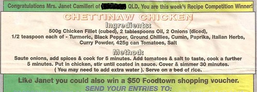 winning chettinaw chicken recipe 