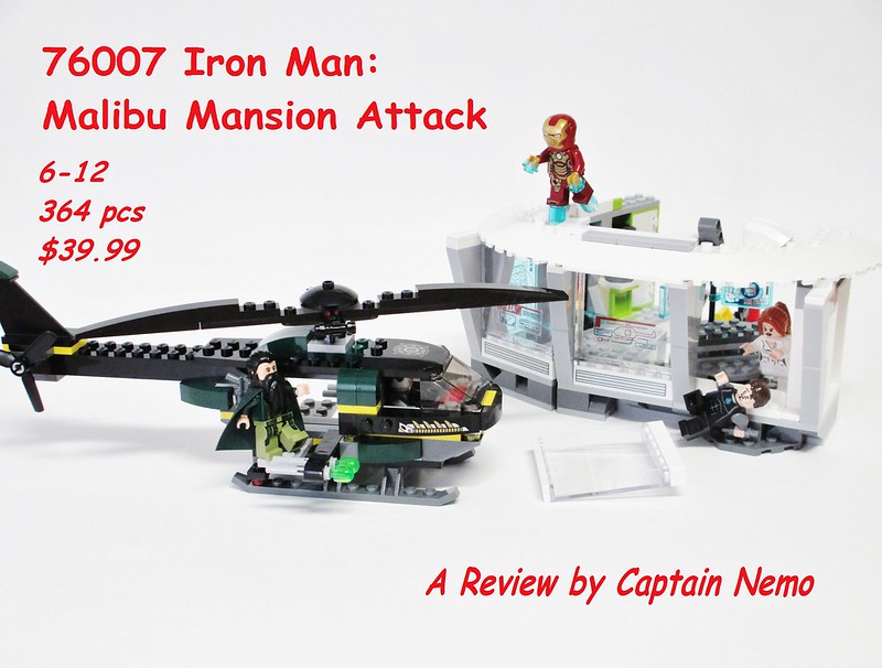 lego iron man 3 malibu mansion attack
