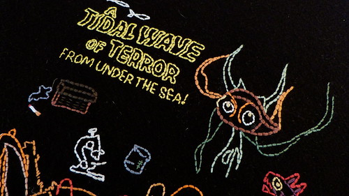 Attack Of The Crab Monsters (1957), Embroidery Sampler