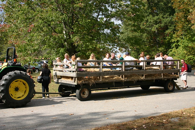 A guided hay ride will be the highlight of the class trip to Belle Isle State Park