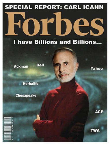 FORBES COVER- CARL ICAHN by Colonel Flick/WilliamBanzai7