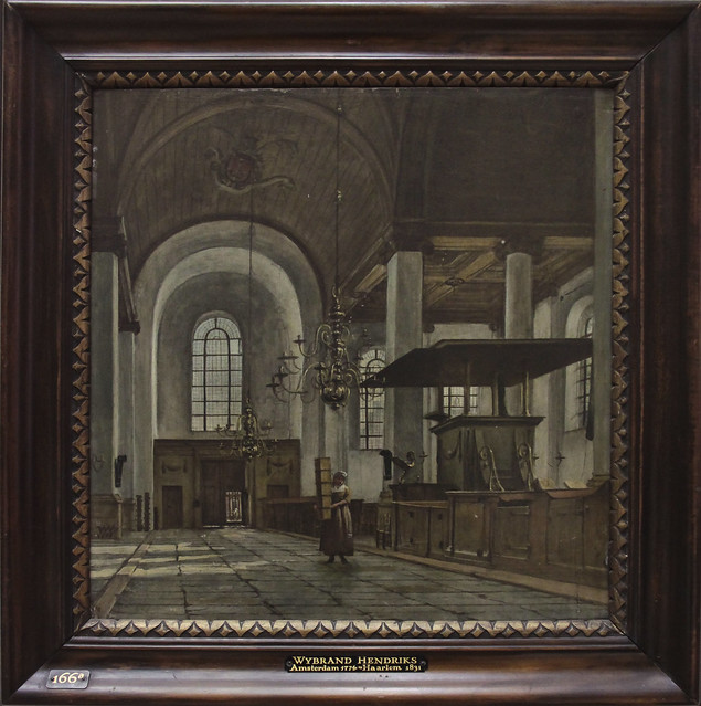 Interieur van de Nieuwe Kerk van Haarlrm, Wybrand Hendriks 1819