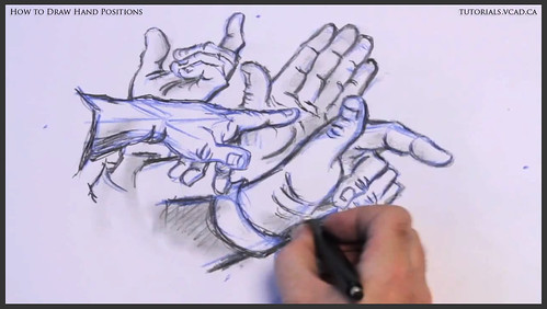 learn how to draw hand positions 021