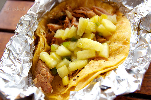Beer Braised Pork Taco with Pineapple Salsa at Pgh Taco Truck