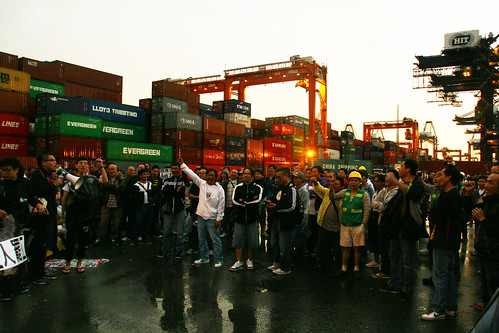 20130328_葵涌貨櫃碼頭工人罷工