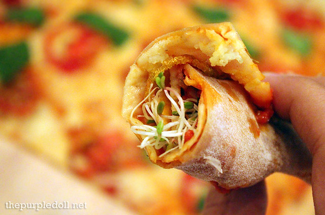 Vegetarian Panizza Rolled