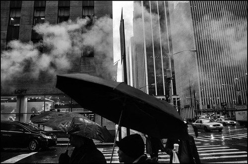 rainy day blues by ifotog, Queen of Manhattan Street Photography