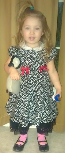 Cecelia and her penguin
