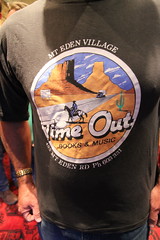 Time Out t-shirt at the 25th birthday