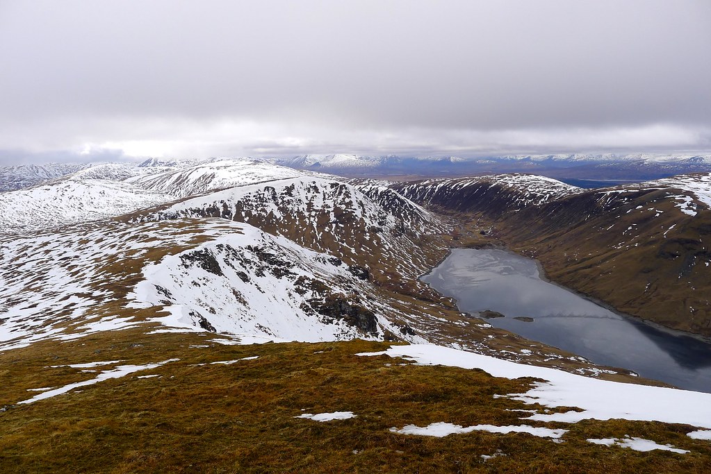 The hills above Loch an Daimh
