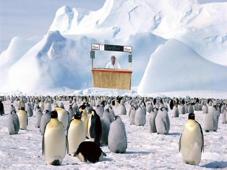 Ian Burrell world's first pop-up rum shack in Antartica