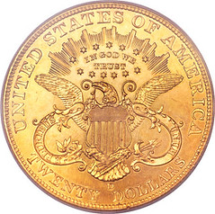 1906-D double eagle special strike reverse