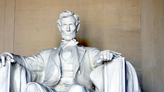Lincoln Memorial: closeup