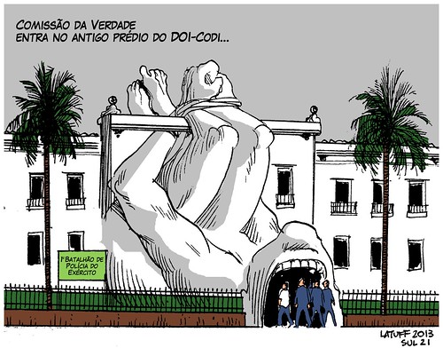 Comissão da Verdade visita antigo DOI-CODI, C. Latuff