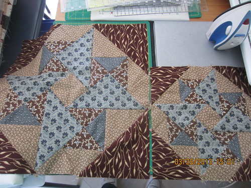Civil War Quilt--Photo A Day March 27, Pair by marie watterlond