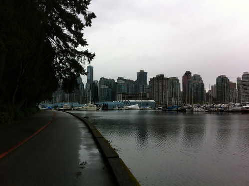 Vancouver on a grey Sunday afternoon