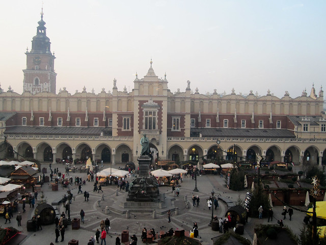 Main Square with the Christmas Market | Krakow, Poland