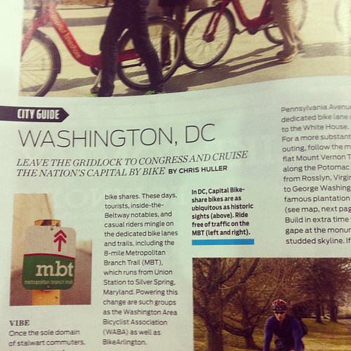 Hey! We're in Bicycling magazine's June 2013 issue.